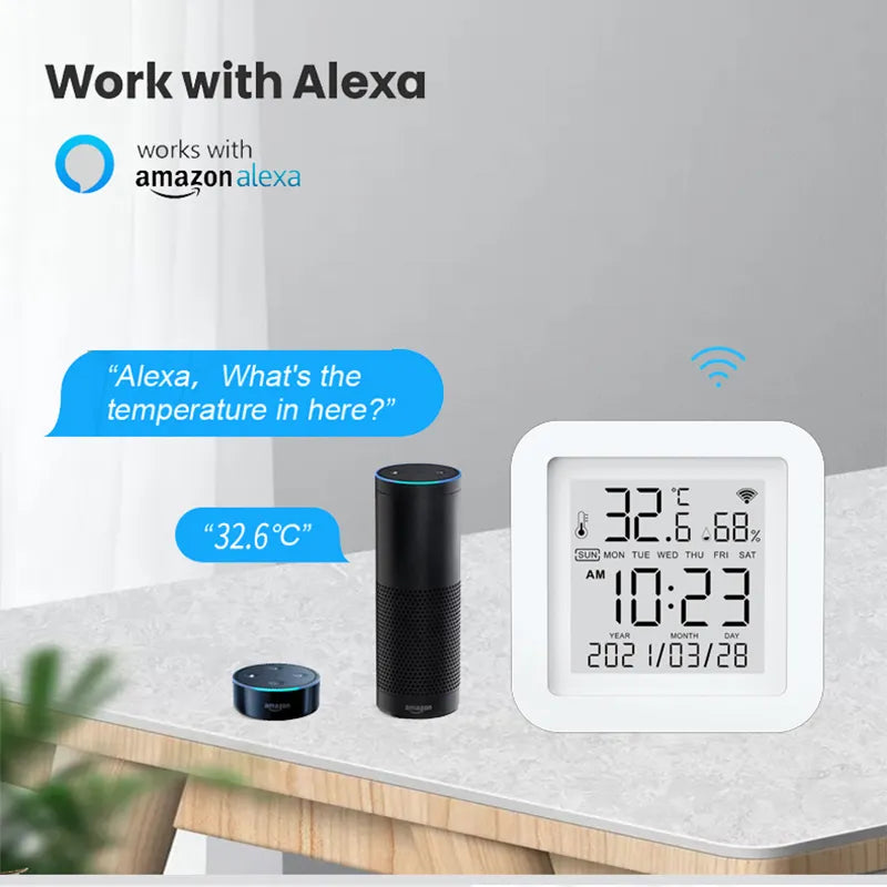 Tuya WIFI Smart Temperature & Humidity Sensor